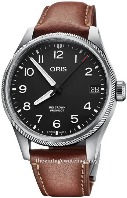 Oris Big Crown 01 751 7761 4164-07 6 20 07LC 41mm Stainless steel Black