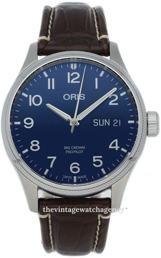 Oris Big Crown 01 752 7698 4065-07 1 22 72FC 45mm Stainless steel Blue