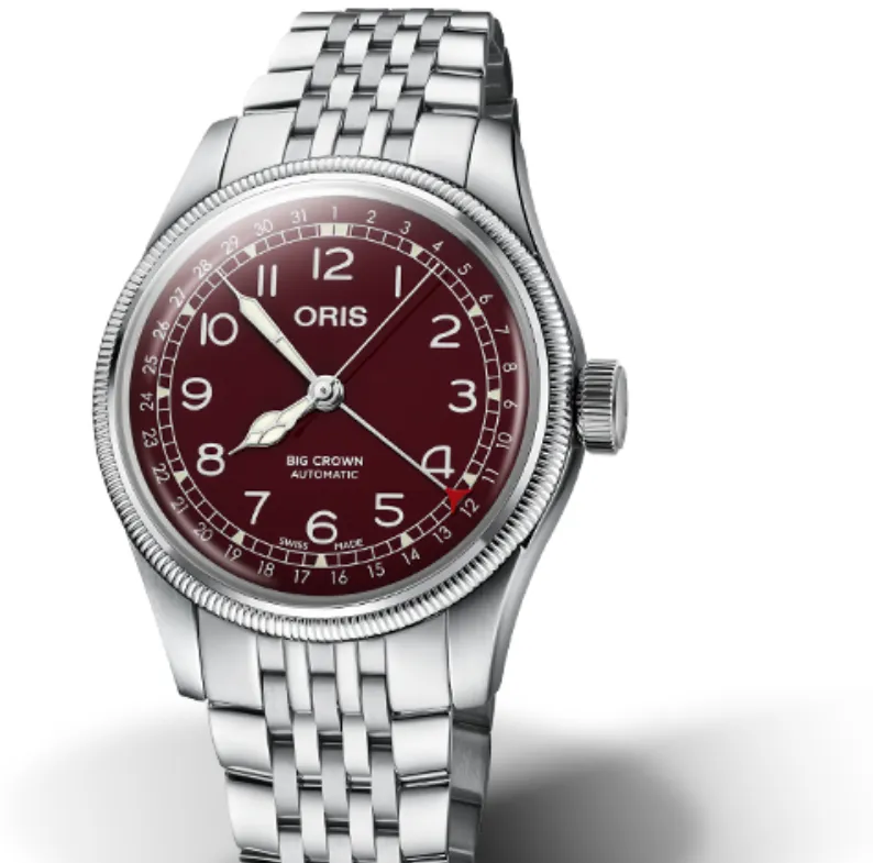 Oris Big Crown 01 754 7741 4068. 40mm Stainless steel Red