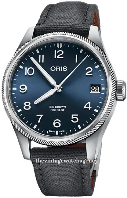 Oris Big Crown ProPilot Date 01 751 7761 4065-07 3 20 05LC 41mm Stainless steel Blue