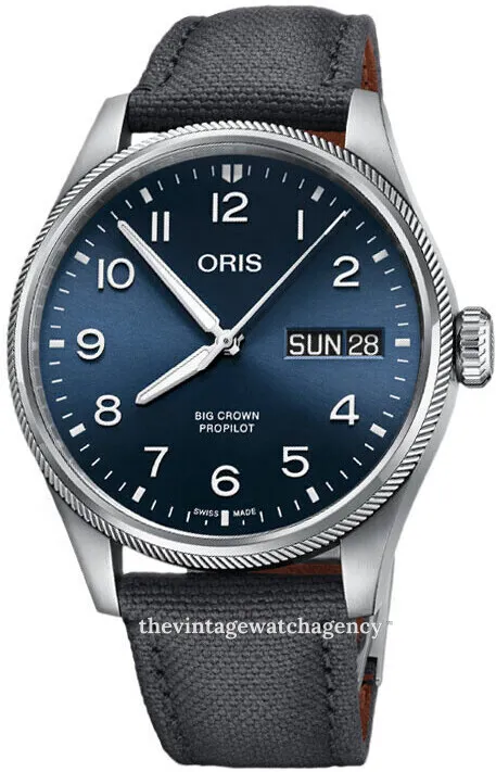 Oris Big Crown ProPilot Day Date 01 752 7760 4065-07 3 22 05LC 44mm Stainless steel Blue