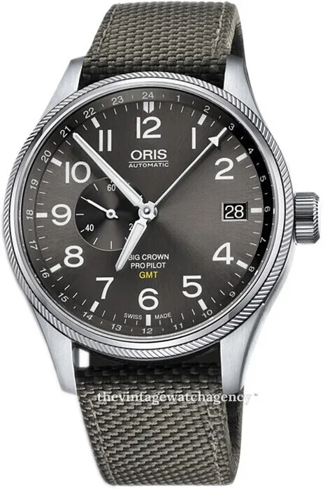 Oris Big Crown ProPilot GMT 01 748 7710 4063-07 5 22 17FC 45mm Stainless steel Gray