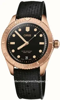 Oris Divers 01 733 7771 3154-07 4 19 18BR Bronze Black