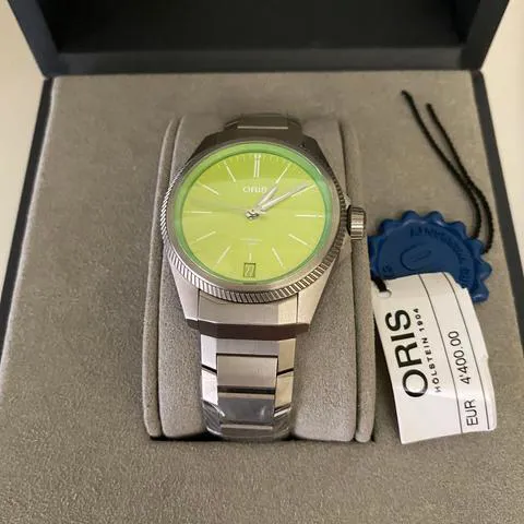 Oris ProPilot 01 400 7778 7157-Set 39mm Titanium Green