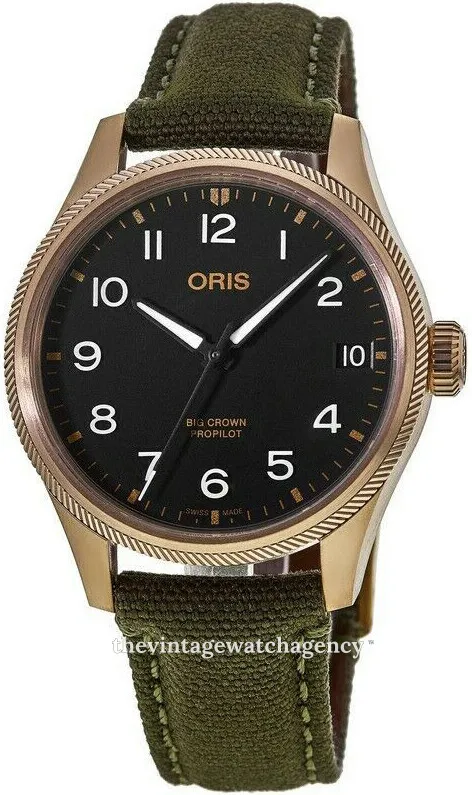 Oris ProPilot 01 751 7761 3164-07 3 2003BRLC 41mm Bronze Black