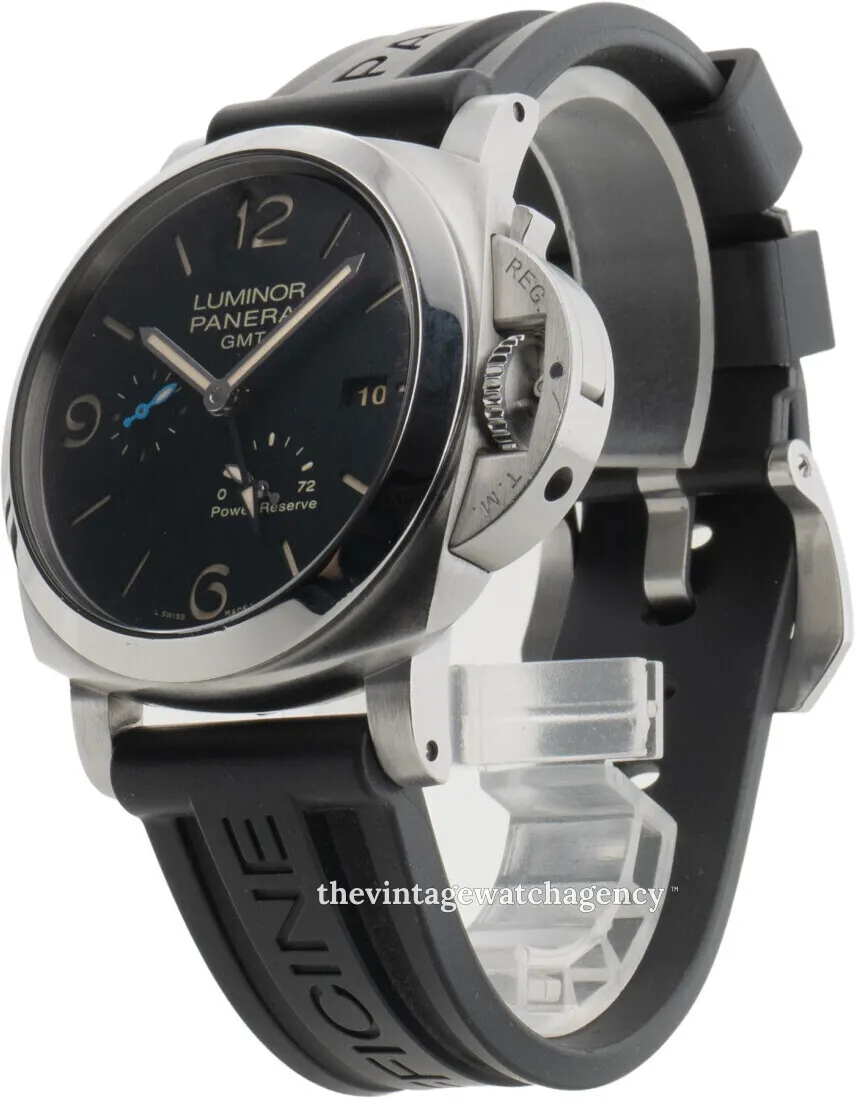 Panerai Luminor 1950 3 Days GMT Power  PAM 01321 44mm Stainless steel Black 1