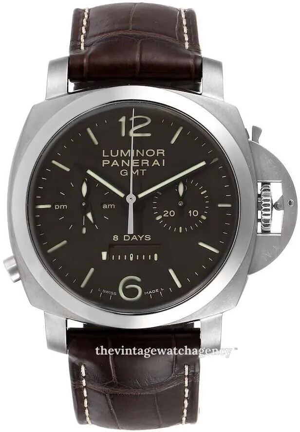 Panerai Luminor 1950 PAM 00311 44mm Brushed titanium Brown