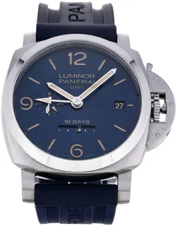 Panerai Luminor GMT PAM 00986 Stainless steel Blue