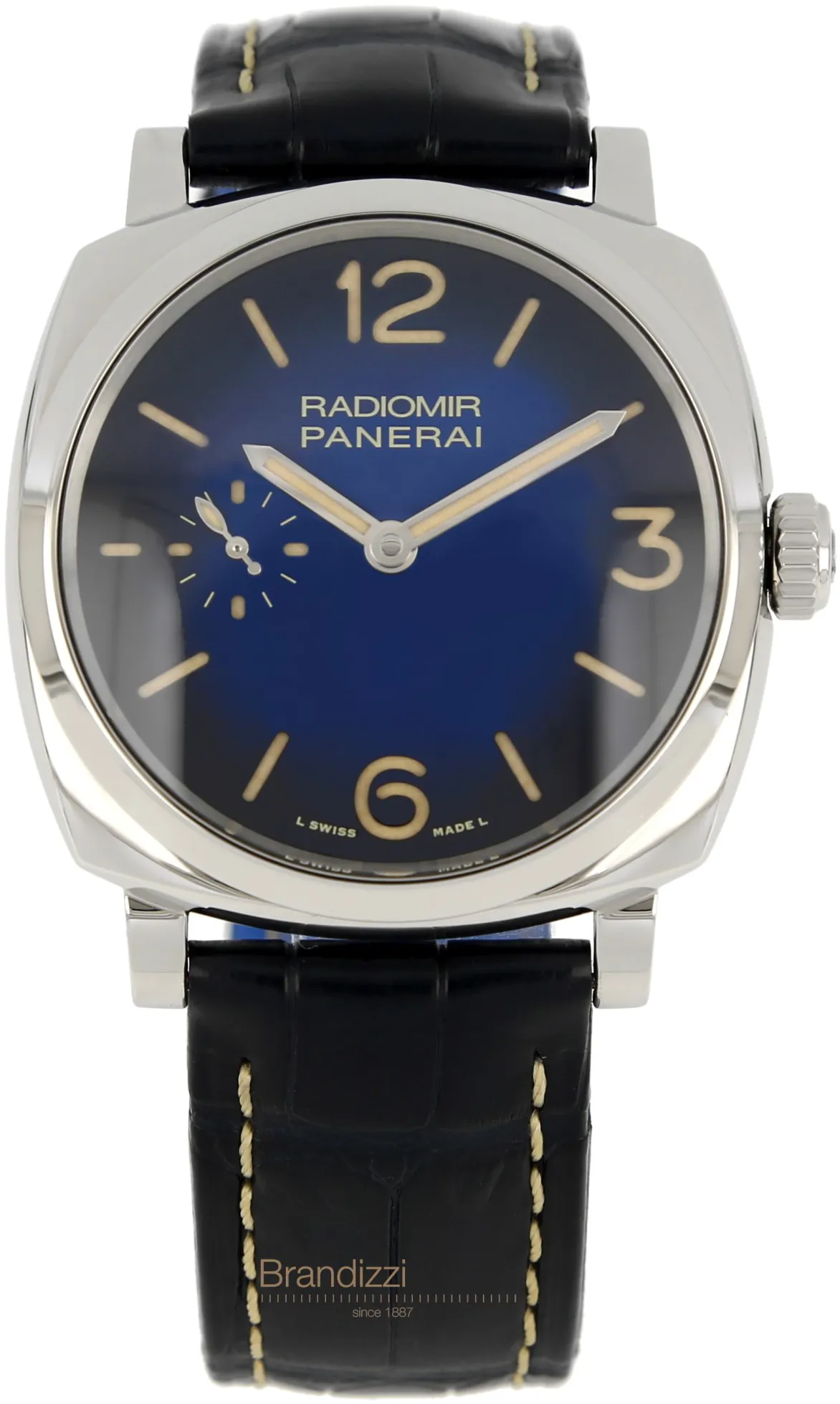 Panerai Luminor Base PAM 01144 42mm Stainless steel Blue 2