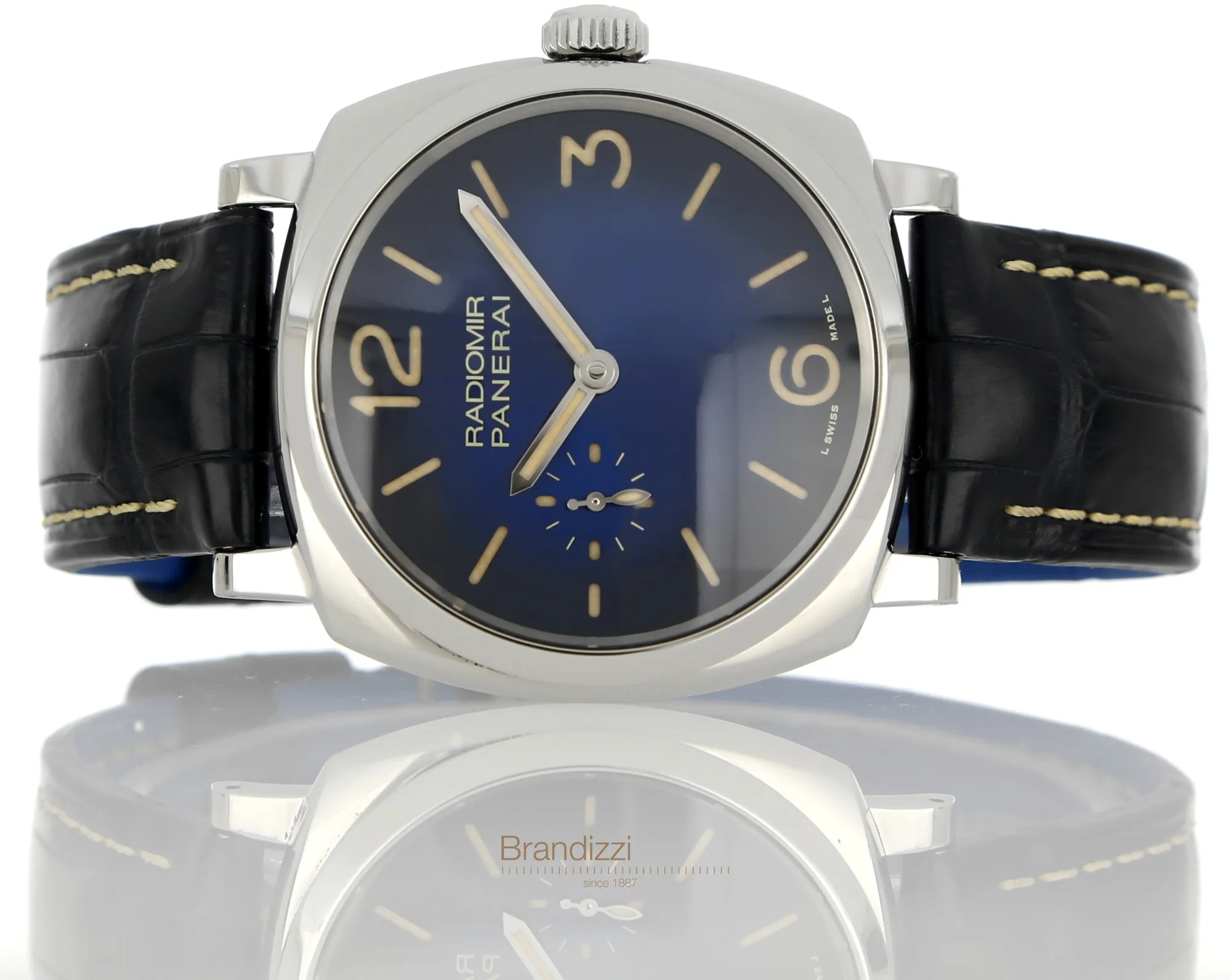 Panerai Luminor Base PAM 01144 42mm Stainless steel Blue 3