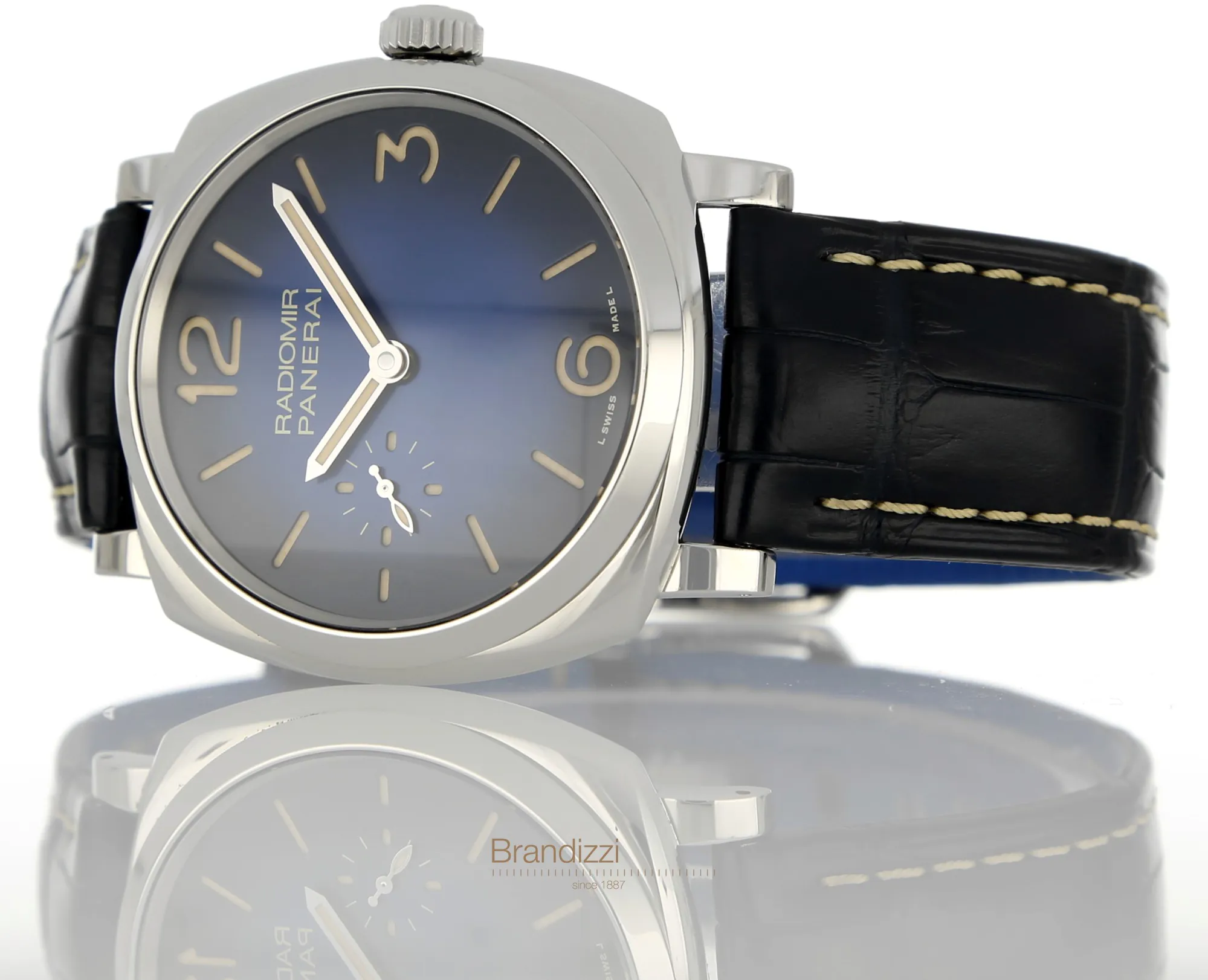 Panerai Luminor Base PAM 01144 42mm Stainless steel Blue 4