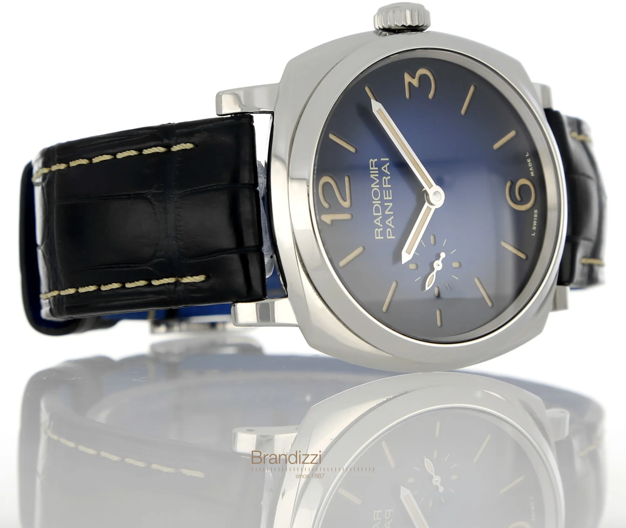 Panerai Luminor Base PAM 01144 42mm Stainless steel Blue 5