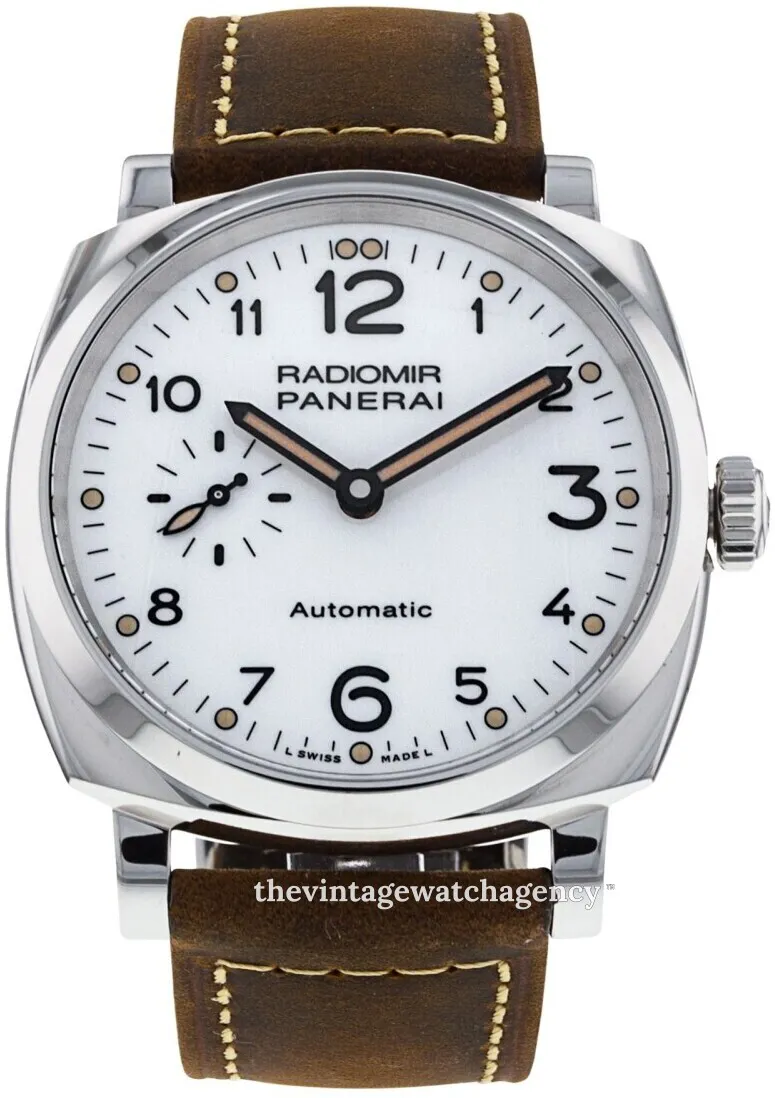 Panerai Radiomir 1940 PAM 00655 42mm Stainless steel White