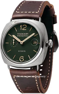 Panerai Radiomir 8 Days PAM 00735 Titanium Green