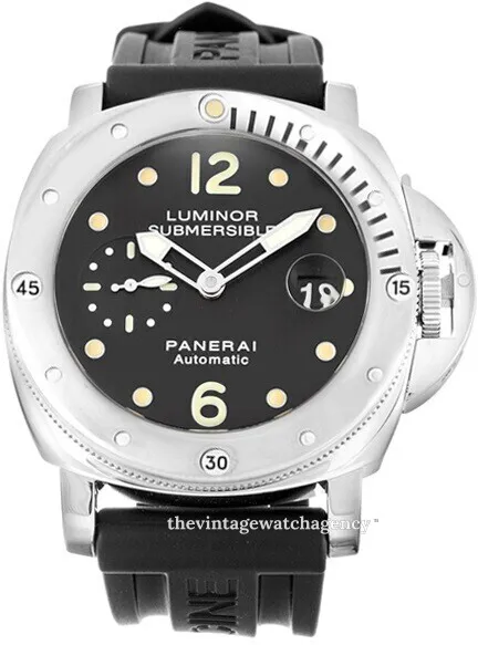 Panerai Submersible PAM 00024 44mm Stainless steel Black