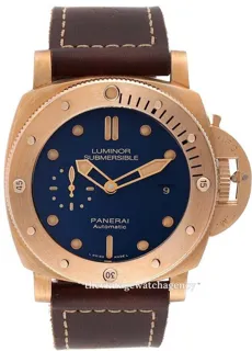 Panerai Submersible PAM 00671 Bronze and Titanium Blue