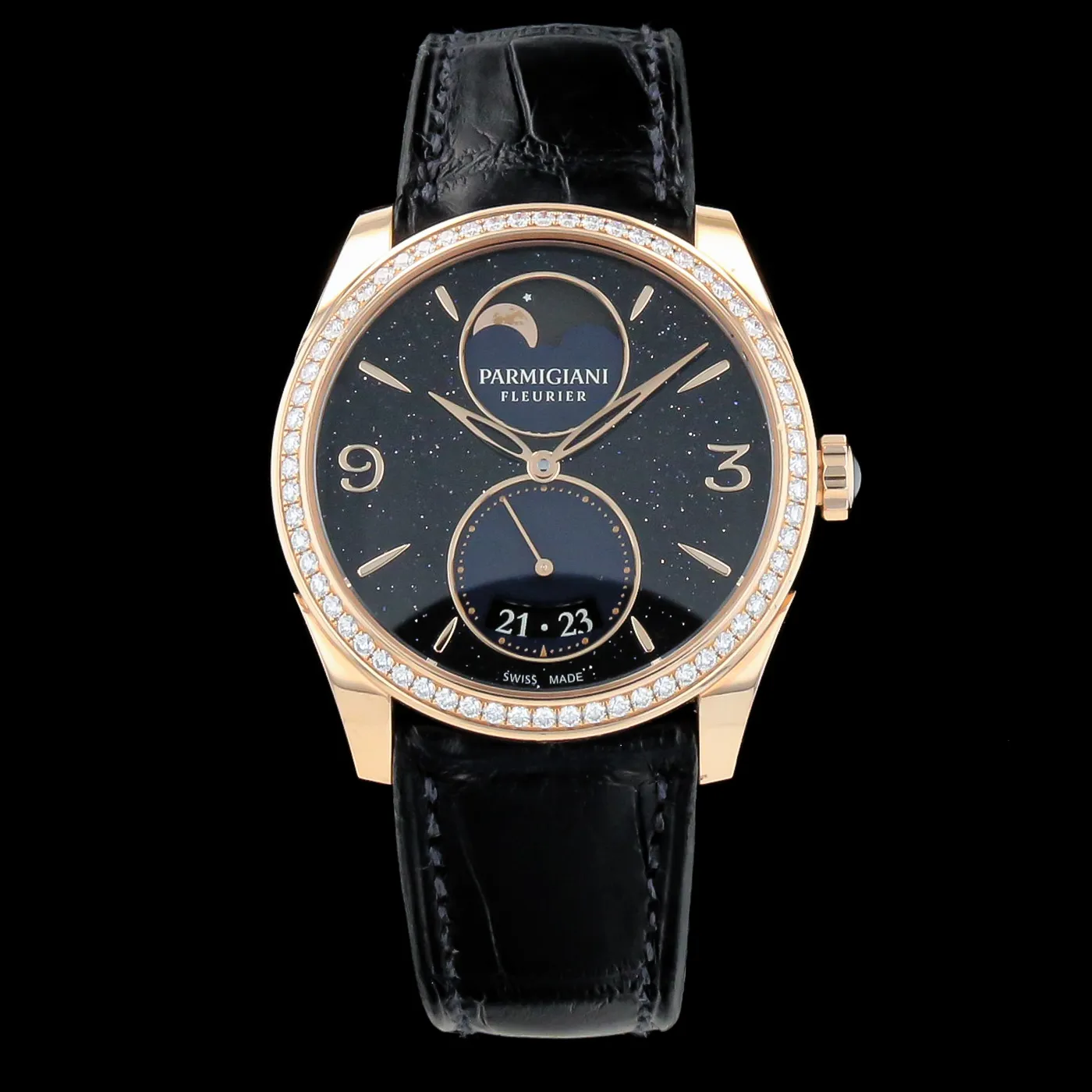 Parmigiani Fleurier Tonda PFC 810 33mm Rose gold Aventurine