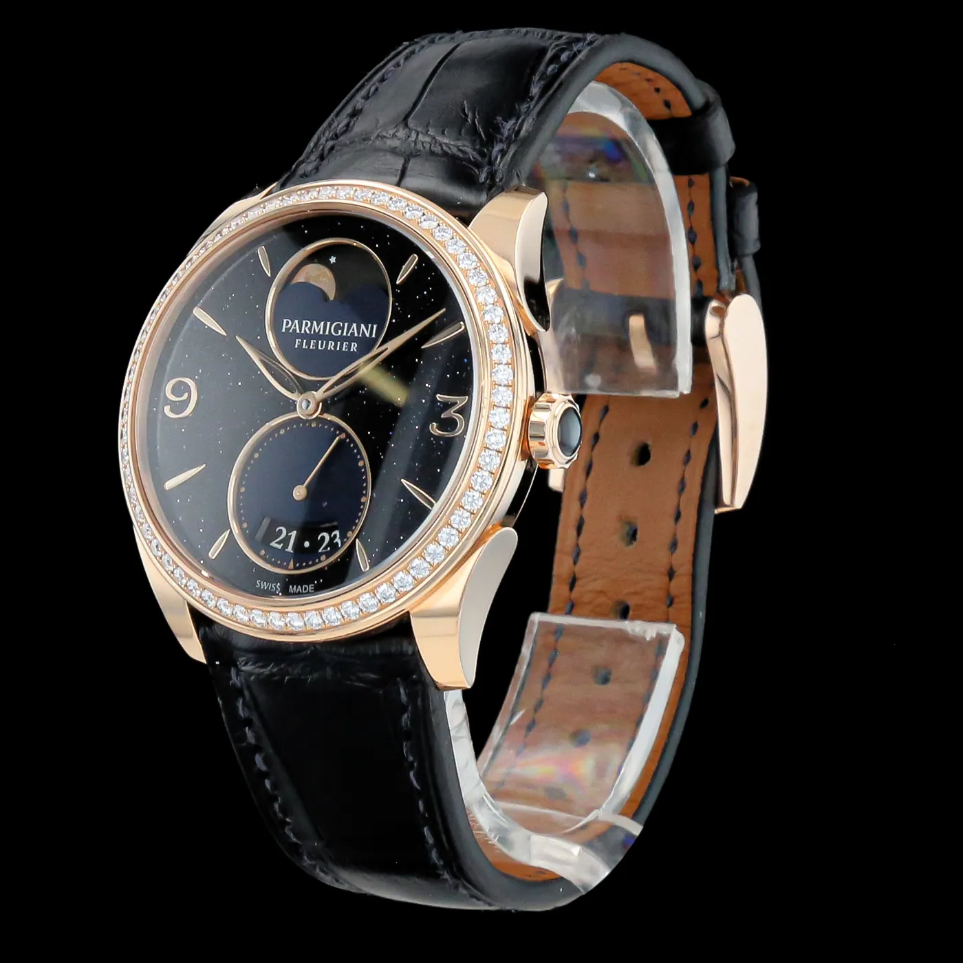 Parmigiani Fleurier Tonda PFC 810 33mm Rose gold Aventurine 1