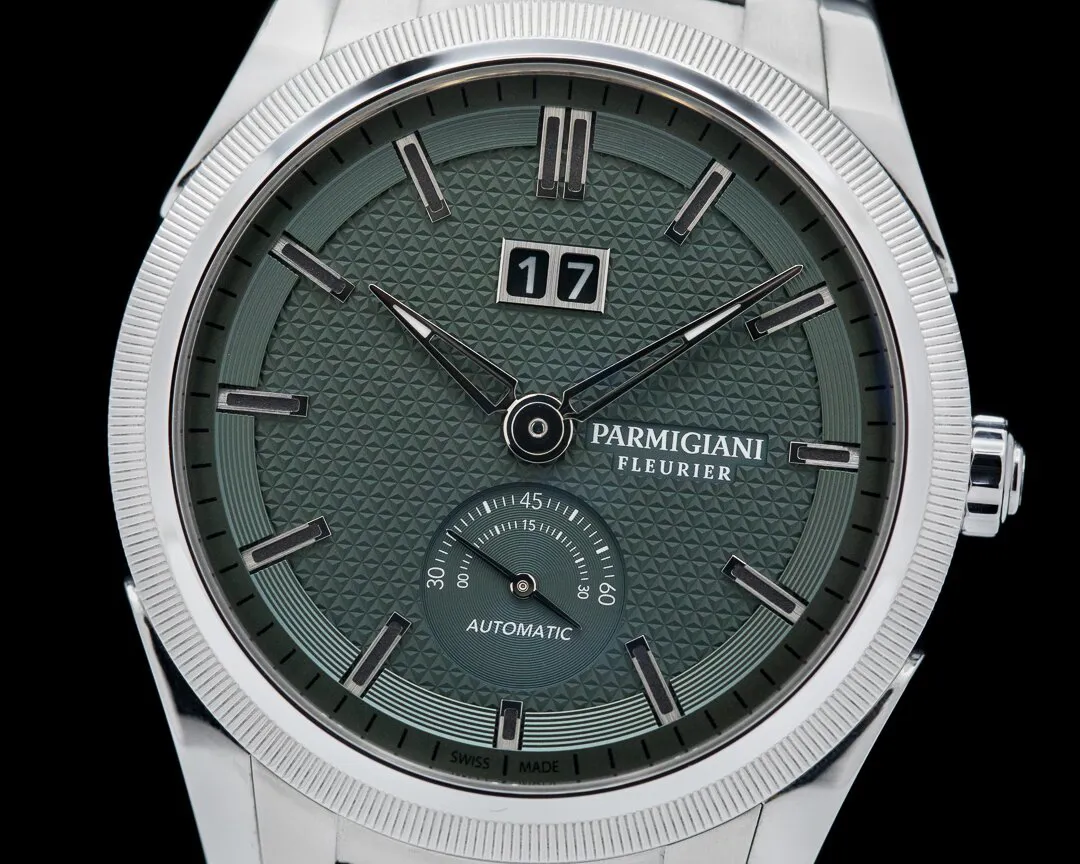 Parmigiani Fleurier Tonda PFS910-1020002-10018 42mm Stainless steel Green 1