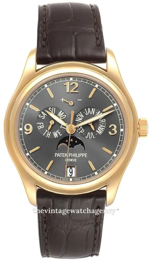 Patek Philippe Annual Calendar 5146J-001 39mm 18k yellow gold Beige