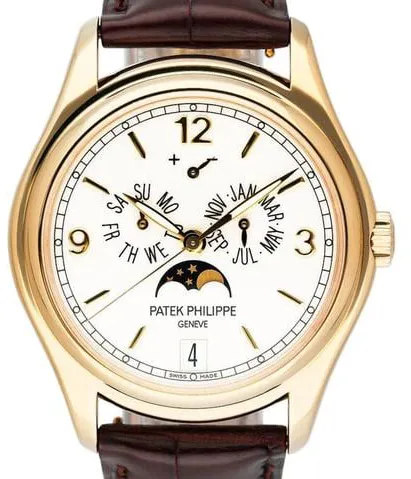 Patek Philippe Annual Calendar 5146J-001 39mm Yellow gold Beige