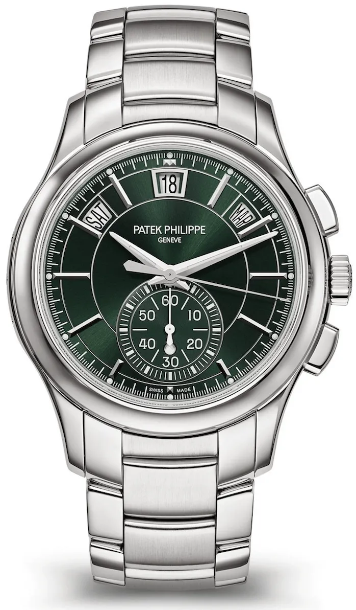 Patek Philippe Annual Calendar Chronograph 5905/1A-001 42mm Stainless steel Green