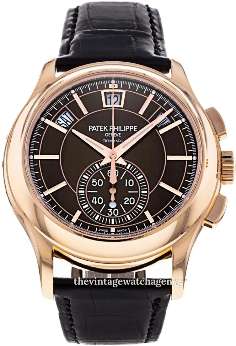 Patek Philippe Annual Calendar Chronograph 5905R-001 42mm Rose gold Brown