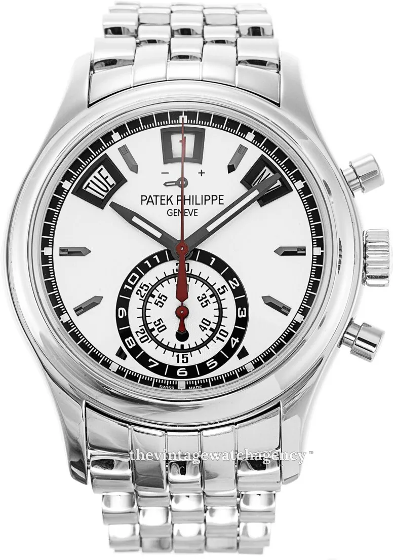 Patek Philippe Annual Calendar Chronograph 5960/1A-001 40.5mm Stainless steel Silver