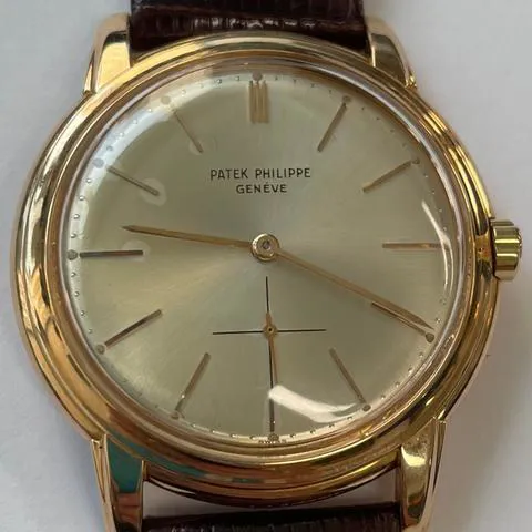 Patek Philippe Calatrava 3433 36mm Rose gold Silver