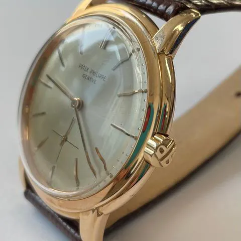 Patek Philippe Calatrava 3433 36mm Rose gold Silver 5