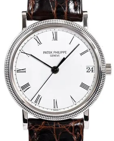 Patek Philippe Calatrava 3802/200G-001 33mm White gold White