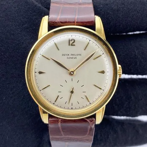 Patek Philippe Calatrava 5120J 35mm Yellow gold Silver 1