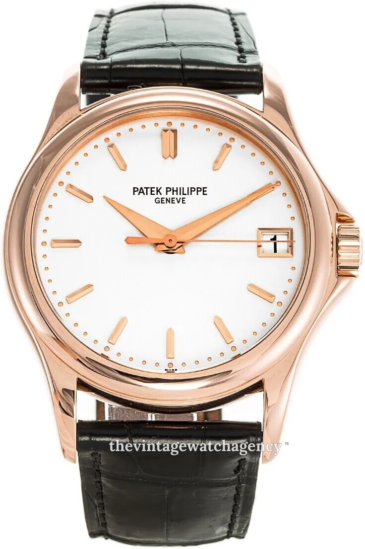 Patek Philippe Calatrava 5127R-001 37mm Rose gold Silver