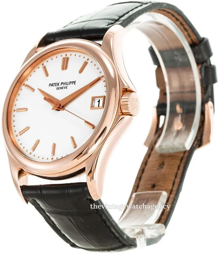 Patek Philippe Calatrava 5127R-001 37mm Rose gold Silver 1