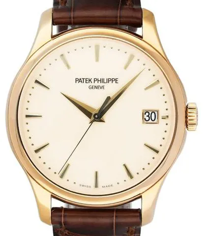 Patek Philippe Calatrava 5227J-001 39mm Yellow gold Champagne