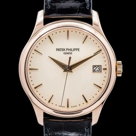 Patek Philippe Calatrava 5227R 39mm Rose gold Ivory