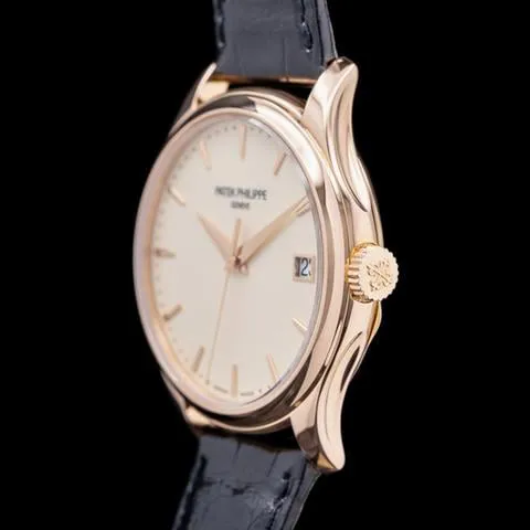 Patek Philippe Calatrava 5227R 39mm Rose gold Ivory 2