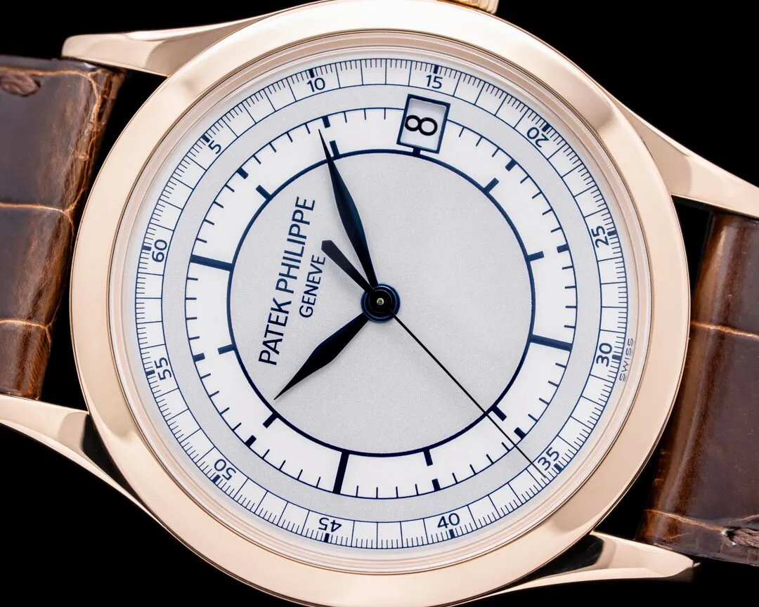 Patek Philippe Calatrava 5296R-001 38mm Rose gold Silver 1