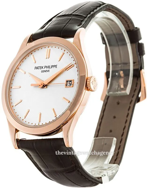 Patek Philippe Calatrava 5296R-010 38mm 18k rose gold Silver 1