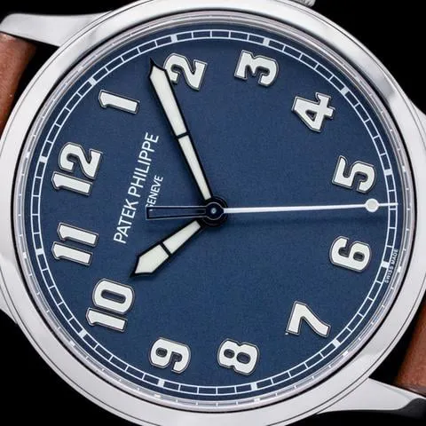 Patek Philippe Calatrava 5522A-001 42mm Stainless steel Blue 5