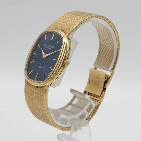 Patek Philippe Golden Ellipse 3548/1 27mm Yellow gold Blue 1