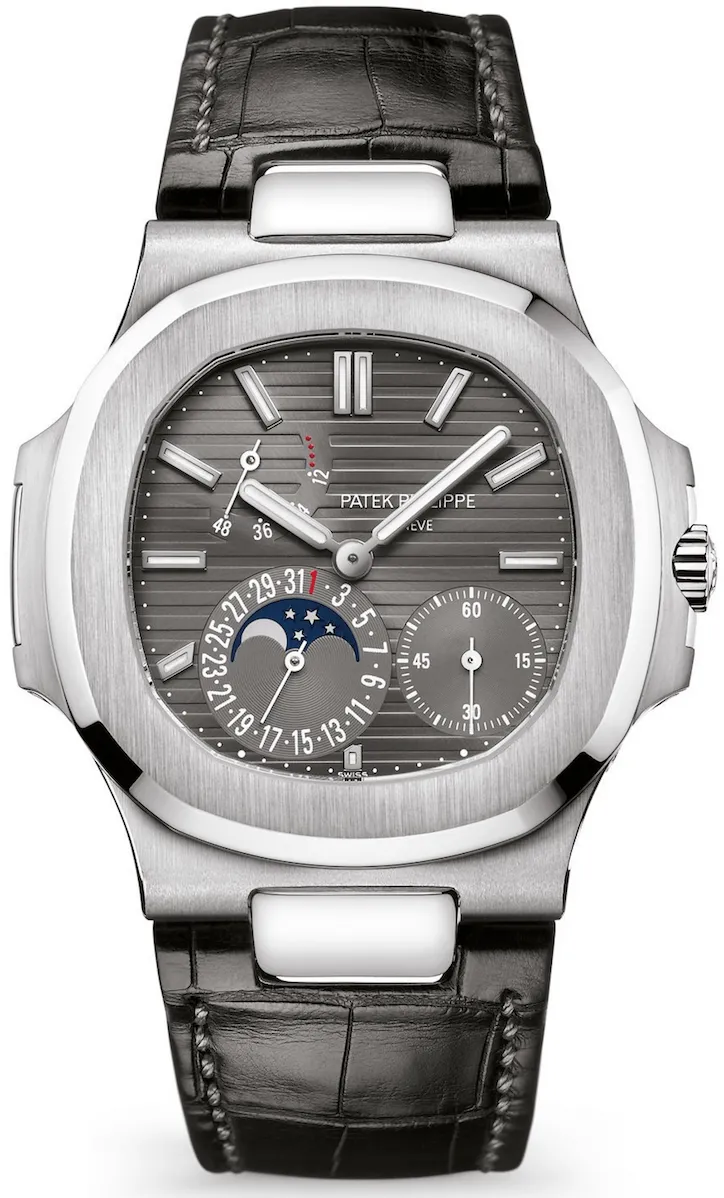 Patek Philippe Nautilus 5712G-001 40mm White gold and 18k white gold Gray