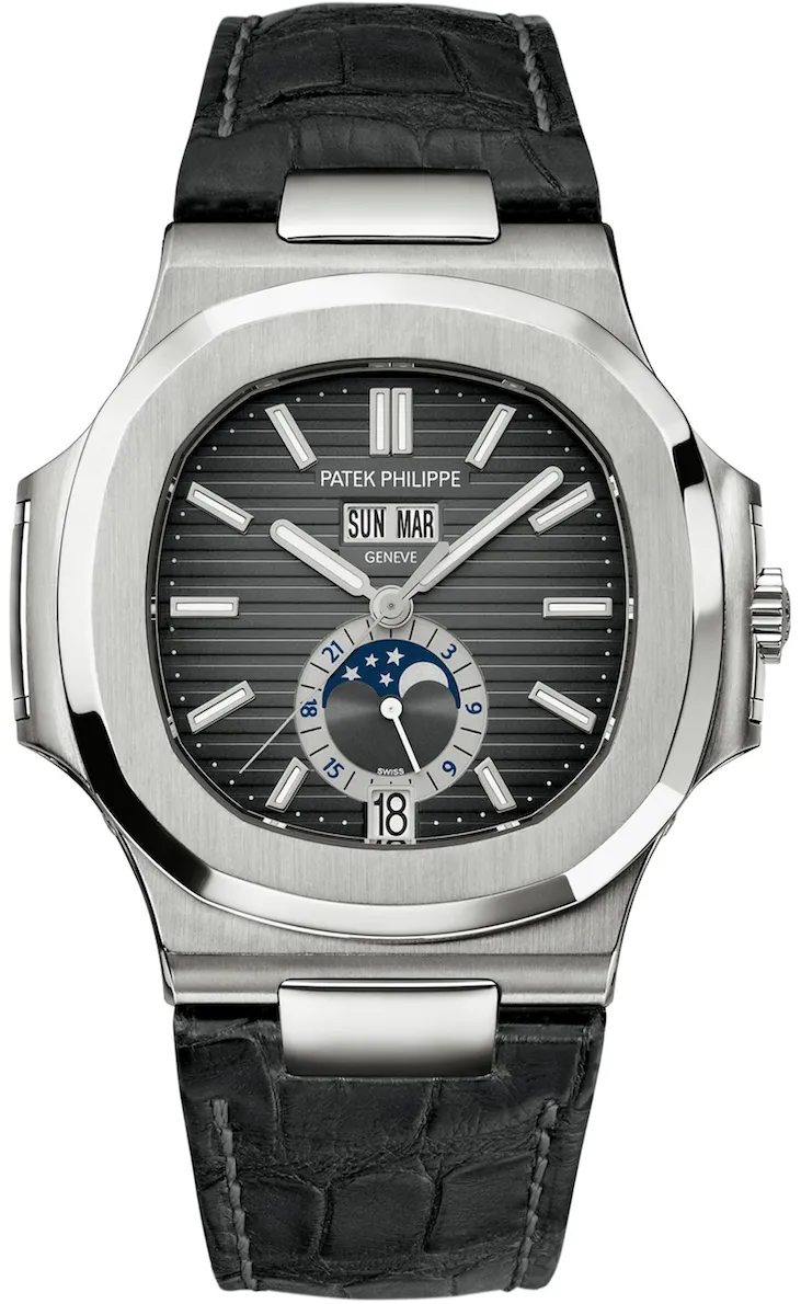 Patek Philippe Nautilus 5726A-001 40.5mm Stainless steel Black and Gray