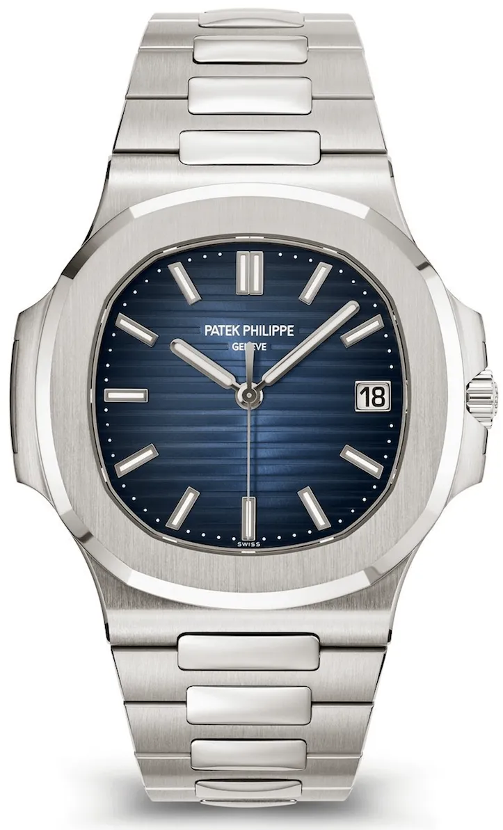 Patek Philippe Nautilus 5811/1G-001 41mm White gold and 18k white gold Blue