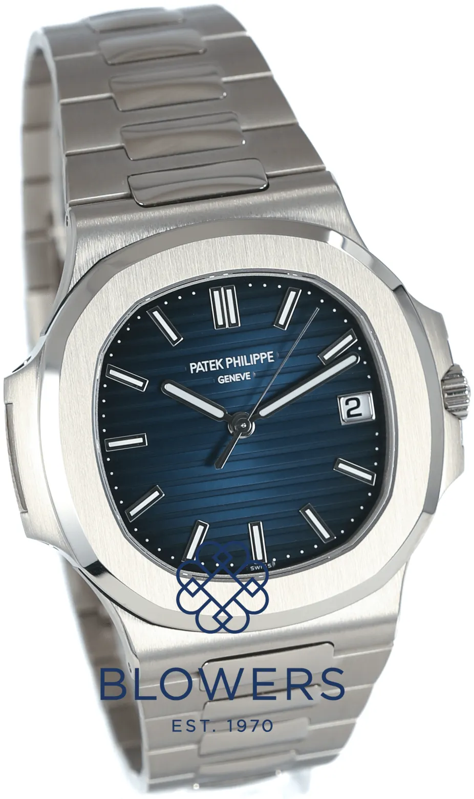 Patek Philippe Nautilus 5811/1G-001 41mm White gold Blue 7