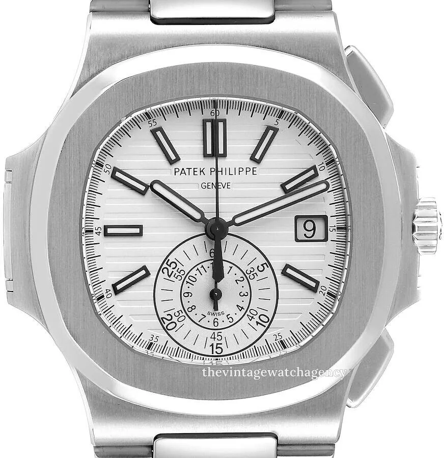 Patek Philippe Nautilus 5980/1A-019 40.5mm Stainless steel White 1