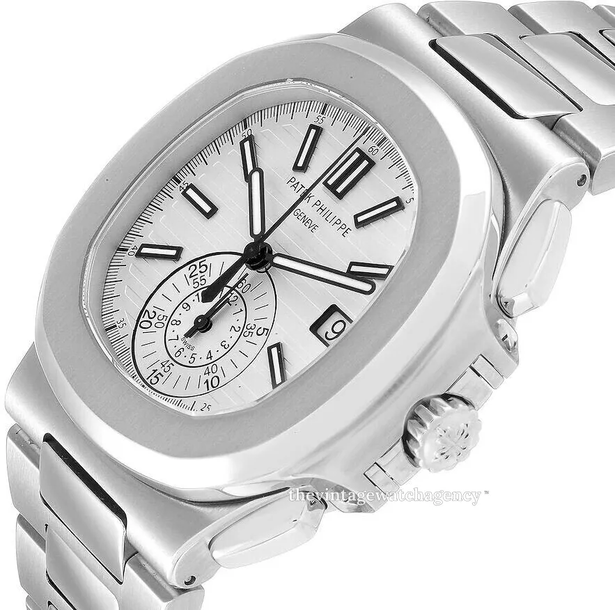 Patek Philippe Nautilus 5980/1A-019 40.5mm Stainless steel White 2