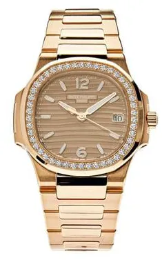 Patek Philippe Nautilus 7010/1R-012 32mm Rose gold Golden