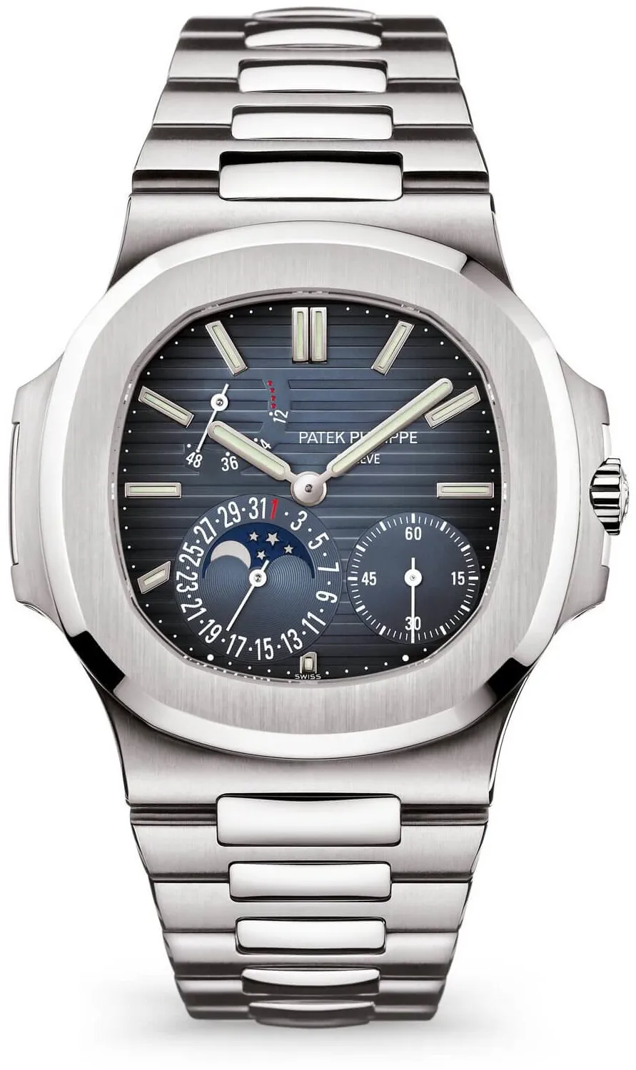 Patek Philippe Nautilus Moonphase 5712/1A-001 40mm Stainless steel Blue