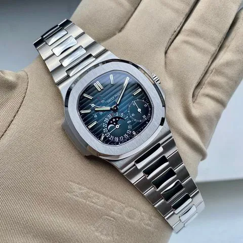 Patek Philippe Nautilus Moonphase 5712/1A-001 40mm Stainless steel Blue 3